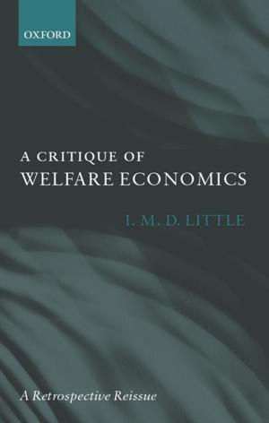 Cover of the book A Critique of Welfare Economics by Anthony Trollope