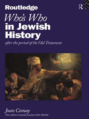 Cover of the book Who's Who in Jewish History by E.E. Sikes