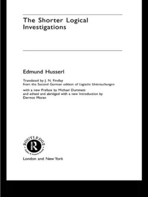 Book cover of The Shorter Logical Investigations