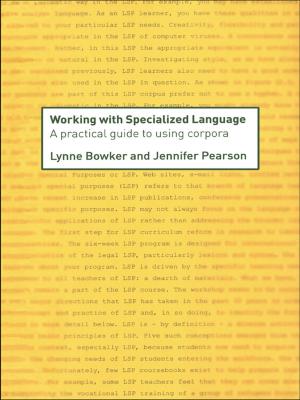 Cover of the book Working with Specialized Language by Joan Raphael-Leff