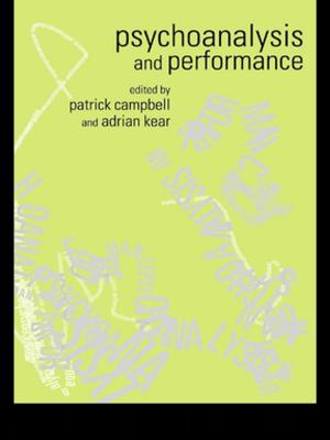 Cover of the book Psychoanalysis and Performance by Yolanda Suarez-Balcazar, Gary Harper