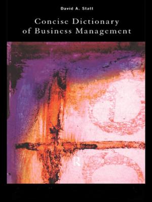 Cover of the book The Concise Dictionary of Business Management by B.Sharon Byrd