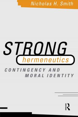Cover of the book Strong Hermeneutics by Kathrina Simonen