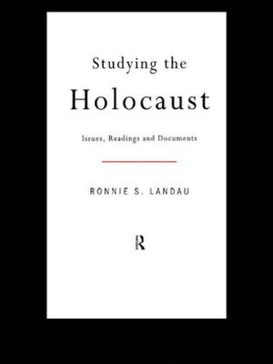 Cover of the book Studying the Holocaust by Michael J. Pazzani
