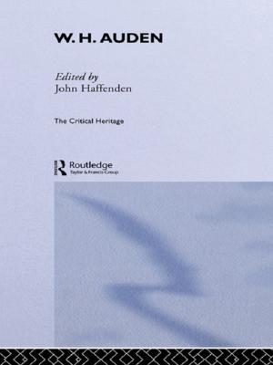 Cover of the book W.H. Auden by Daniel Herrmann