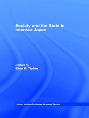 Cover of the book Society and the State in Interwar Japan by Hiroshi Kimura