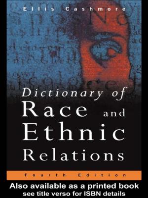 Cover of the book Dictionary of Race and Ethnic Relations by E. A. Wallis Budge