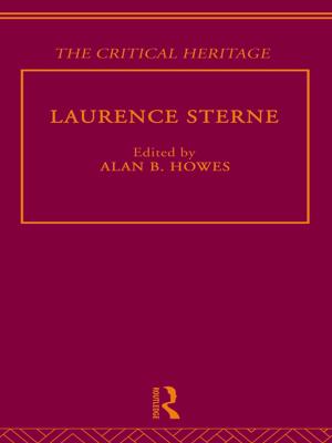 Cover of the book Laurence Sterne by Tom Crone
