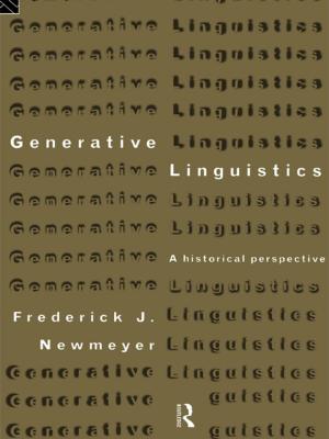 Cover of the book Generative Linguistics by Peter Drewett
