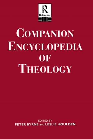 Cover of the book Companion Encyclopedia of Theology by Ronald Williamson, Barbara R. Blackburn
