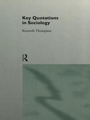 Cover of the book Key Quotations in Sociology by Gemma Corradi Fiumara