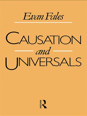 Cover of the book Causation and Universals by 