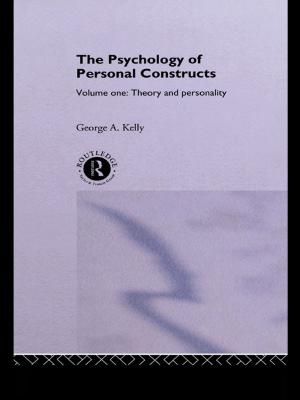 Cover of the book The Psychology of Personal Constructs by S. Rachman, Jack D. Maser