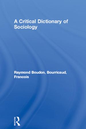 Book cover of A Critical Dictionary of Sociology