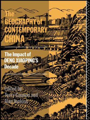 Cover of the book The Geography of Contemporary China by David M. Bachman, Dali L. Yang, David M. Bachman, Dali L. Yang