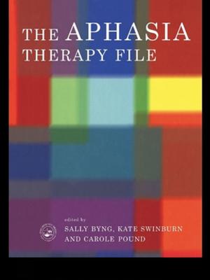 Cover of the book The Aphasia Therapy File by S. Robert Lichter