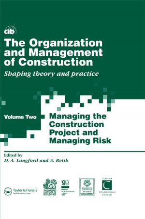 Cover of the book The Organization and Management of Construction by Maurice J. Whitford