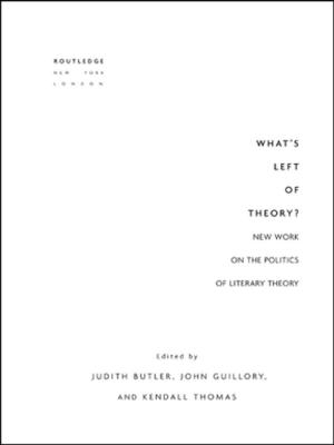 Cover of the book What's Left of Theory? by Suzanne Crawford O Brien