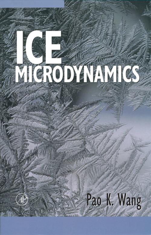 Cover of the book Ice Microdynamics by Pao K. Wang, Elsevier Science
