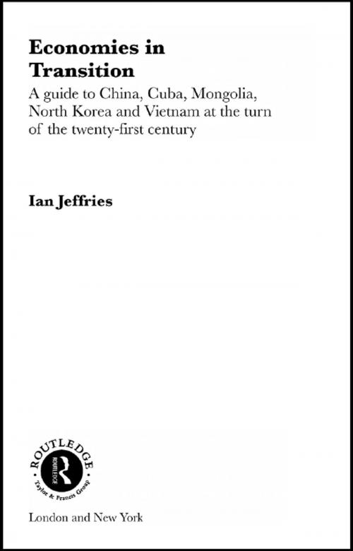 Cover of the book Economies in Transition by Ian Jeffries, Taylor and Francis