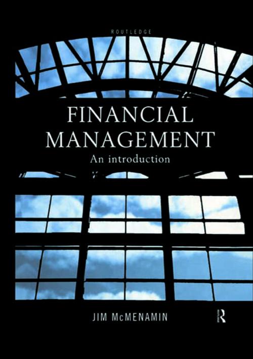 Cover of the book Financial Management by Jim McMenamin, Taylor and Francis