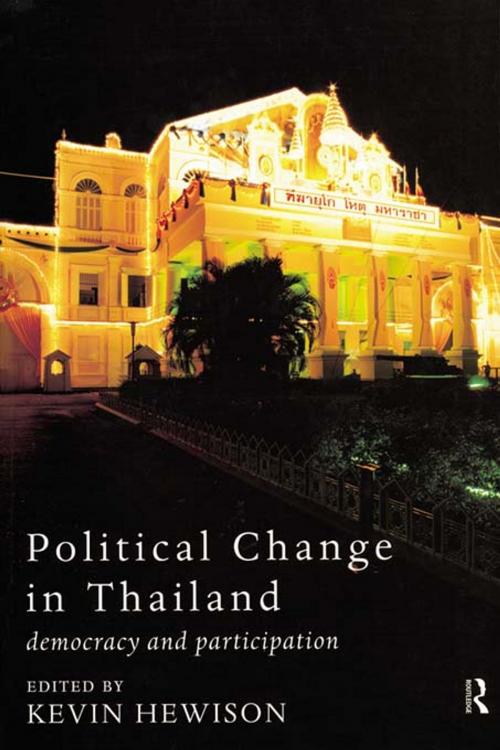 Cover of the book Political Change in Thailand by , Taylor and Francis