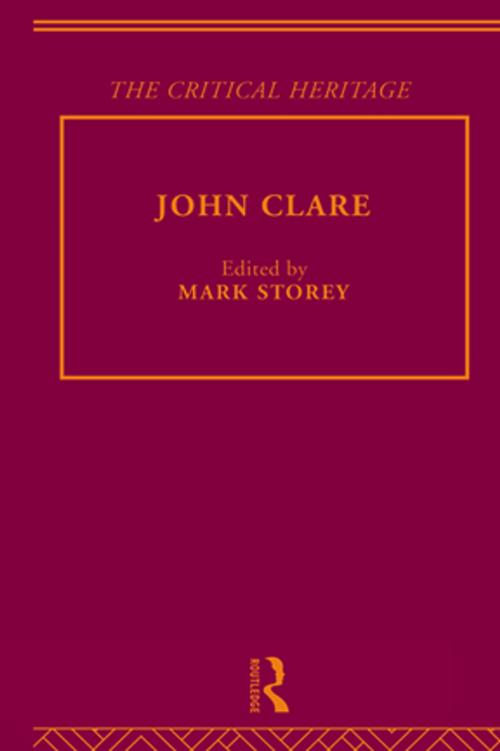 Cover of the book John Clare by , Taylor and Francis