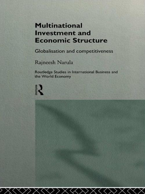 Cover of the book Multinational Investment and Economic Structure by Rajneesh Narula, Taylor and Francis
