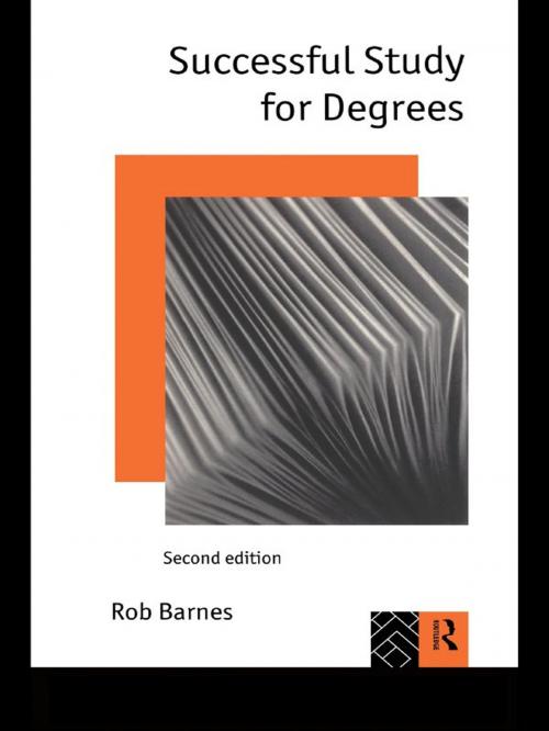 Cover of the book Successful Study for Degrees by Rob Barnes, Taylor and Francis