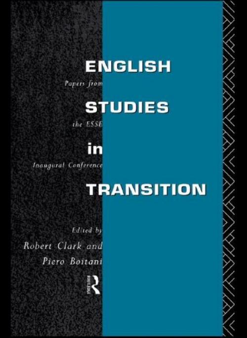 Cover of the book English Studies in Transition by , Taylor and Francis