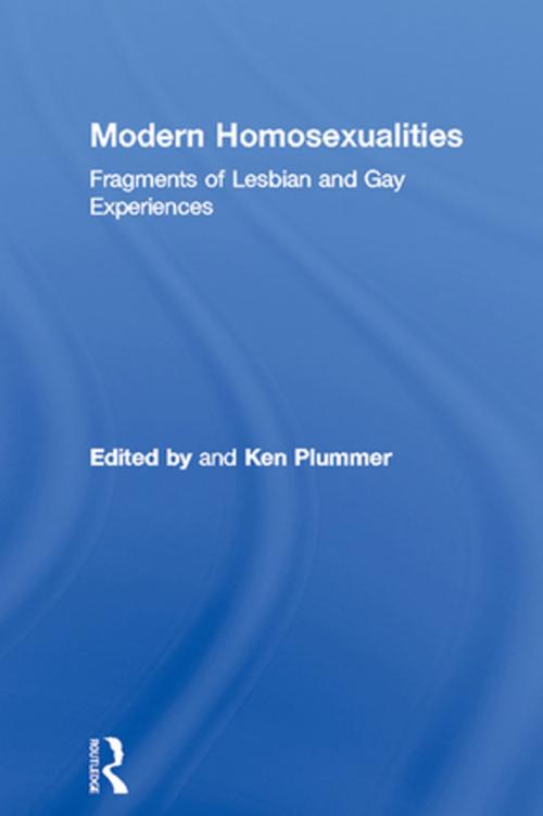 Cover of the book Modern Homosexualities by , Taylor and Francis