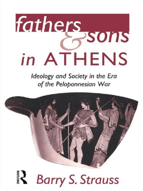 Cover of the book Fathers and Sons in Athens by Barry Strauss, Taylor and Francis