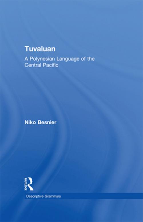 Cover of the book Tuvaluan by Niko Besnier, Taylor and Francis