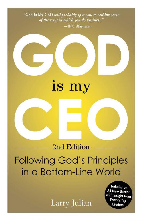 Cover of the book God Is My CEO by Larry Julian, Adams Media