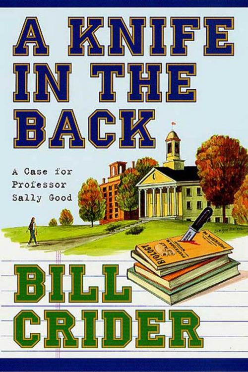 Cover of the book A Knife in the Back by Bill Crider, St. Martin's Press