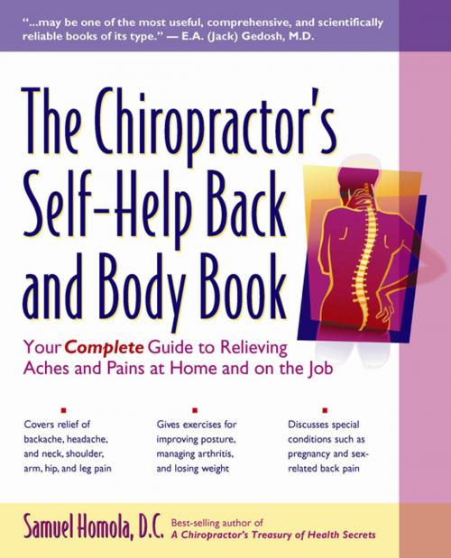 Cover of the book The Chiropractor's Self-Help Back and Body Book by Samuel Homola, Turner Publishing Company