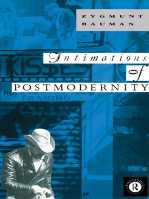 Book cover of Intimations of Postmodernity