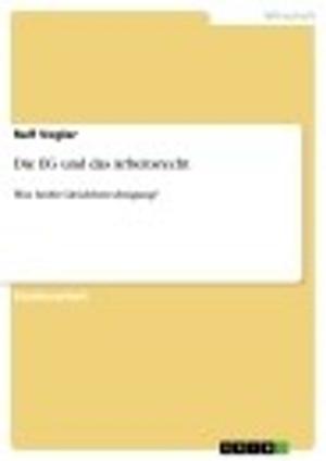 Cover of the book Die EG und das Arbeitsrecht by Philipp Kardinahl