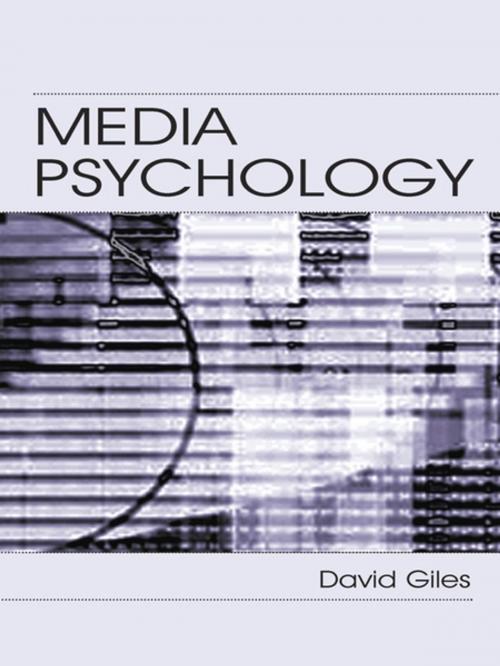 Cover of the book Media Psychology by David Giles, Taylor and Francis