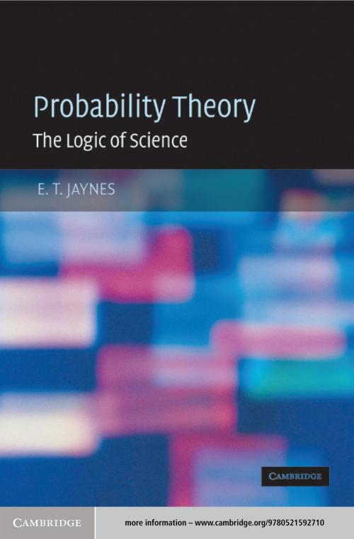 Cover of the book Probability Theory by E. T. Jaynes, Cambridge University Press