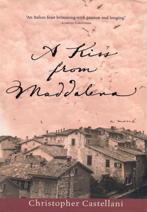 Cover of the book A Kiss from Maddalena by Christopher Castellani, Algonquin Books