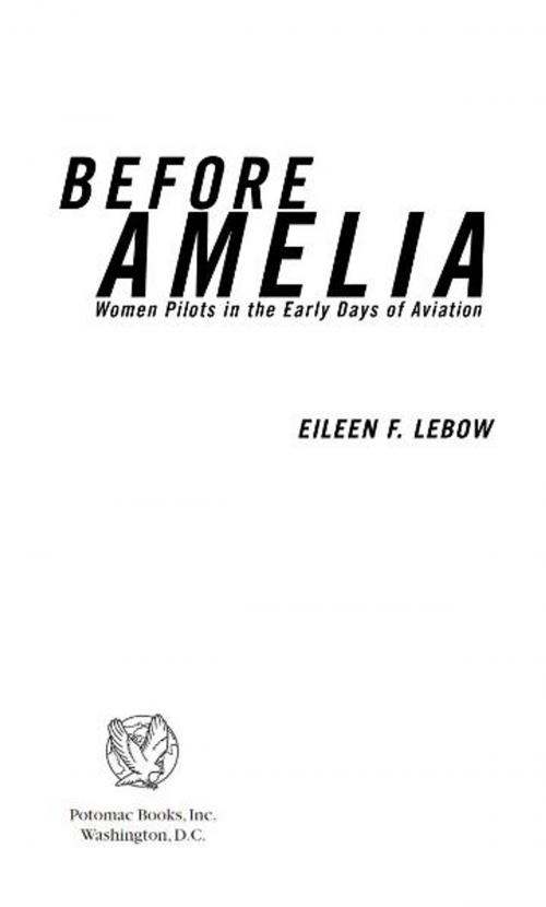 Cover of the book Before Amelia by Eileen F. Lebow, Potomac Books Inc.