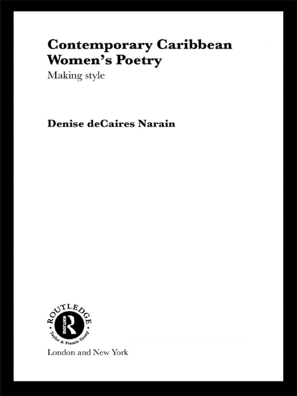 Big bigCover of Contemporary Caribbean Women's Poetry