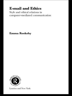 Cover of the book Email and Ethics by Sonia Ryang