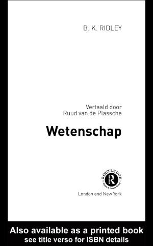 Cover of the book Wetenschap by Terence D. Fitzgerald
