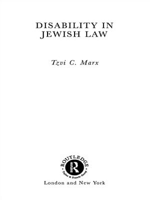 Cover of the book Disability in Jewish Law by Merlin Schaeffer