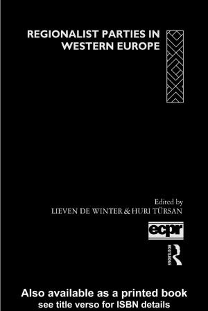 Cover of the book Regionalist Parties in Western Europe by Masud Khan