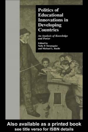 Cover of the book Politics of Educational Innovations in Developing Countries by Joel Spring