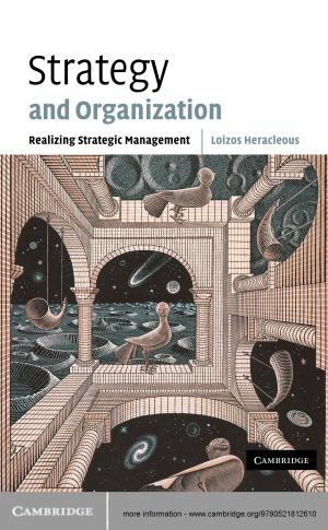 Book cover of Strategy and Organization
