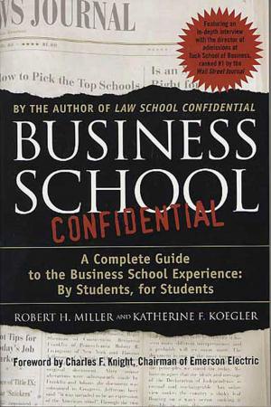 Book cover of Business School Confidential